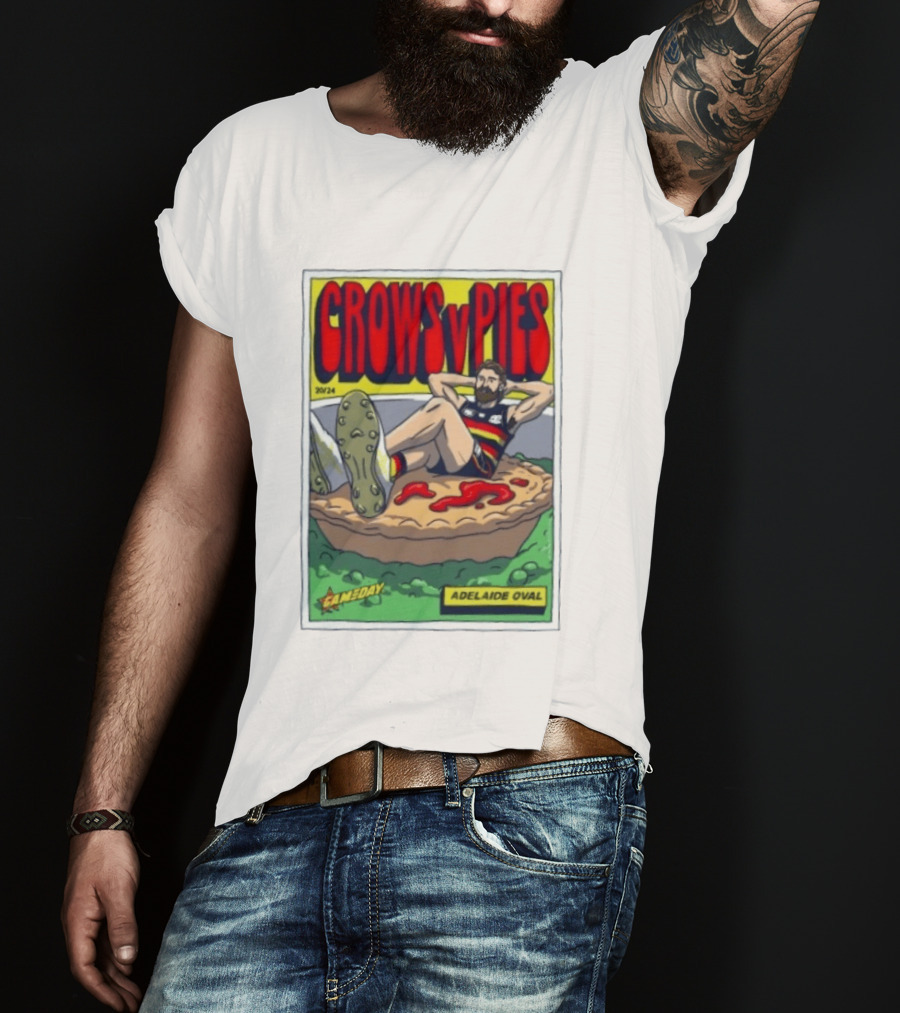 Crows V Pies Adelaide Oval Gameday 20/24 T-Shirt