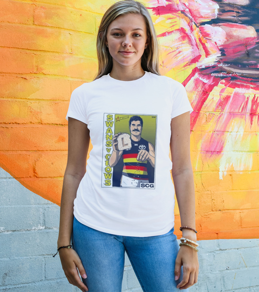 Swans Vs Crows Gameday SCG Salt Bae L Toast AFL Cartoon T-Shirt