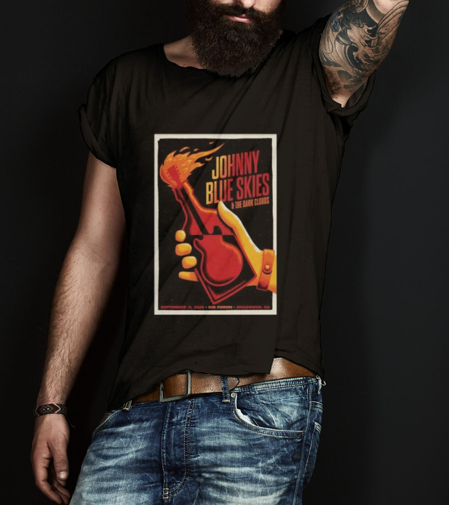 Johnny Blue Skies And The Dark Clouds Kia Forum Inglewood September 11 2026 T-Shirt