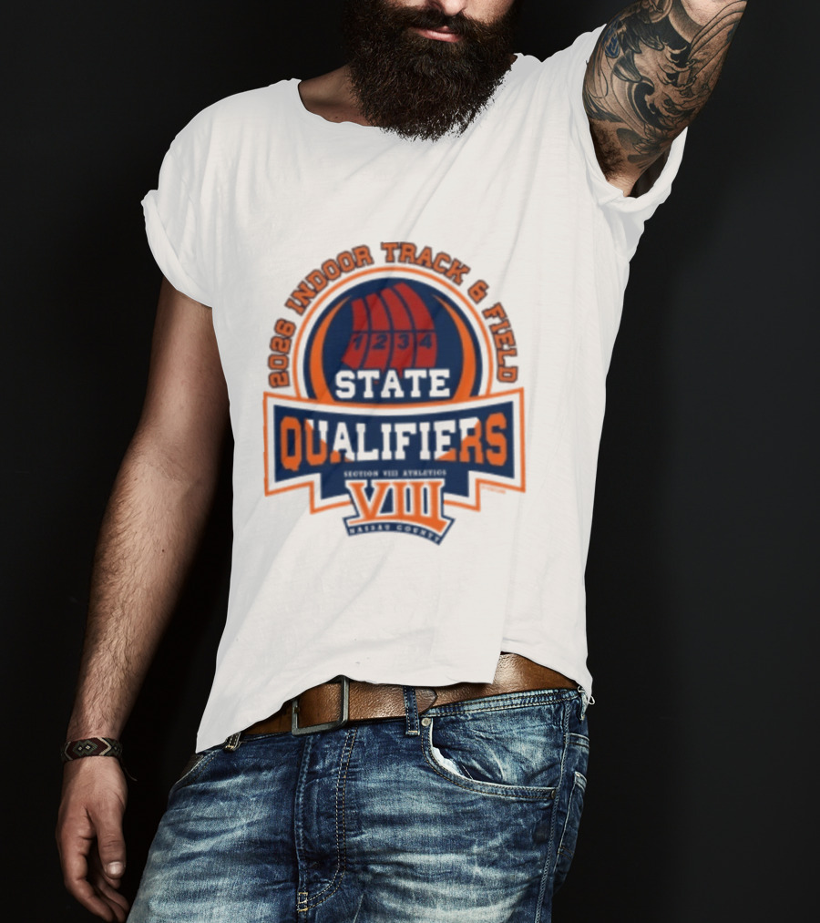 NYSPHSAA 2026 Indoor Track And Field State Qualifiers Section VIII T-Shirt