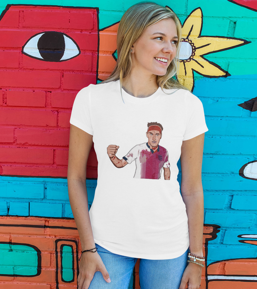 Terry Butcher England Football Iconic Bloodied Headband Moment Football Fans T-Shirt