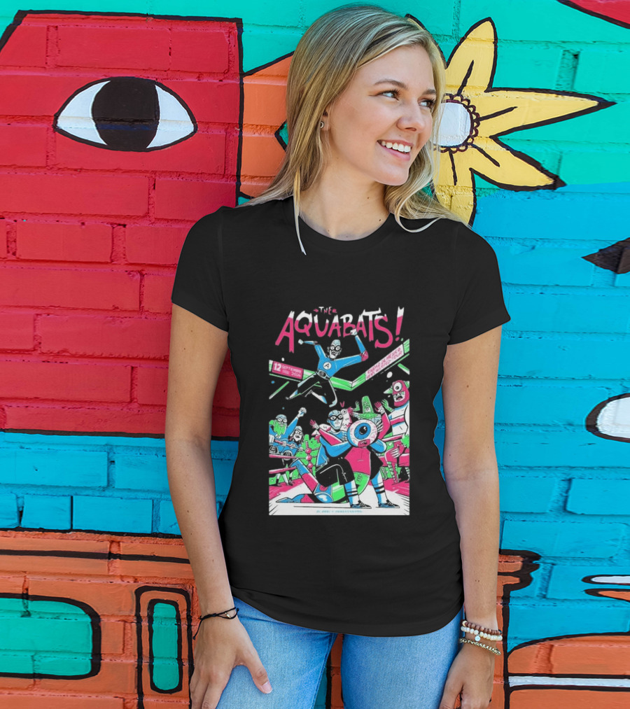 The Aquabats September 12 2026 Mexico City Comic Style Concert T-Shirt