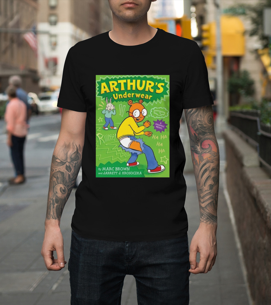 ARTHUR'S Underwear Graphic Novel By Marc Brown And Jarrett J. Krosoczka T-Shirt