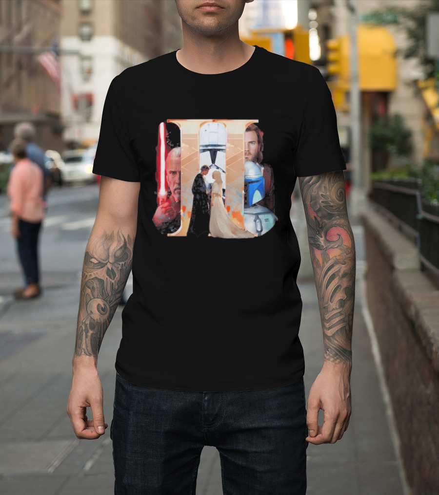 Attack Of The Clones Rebel Scum Iconic Star Wars Characters And Scenes T-Shirt