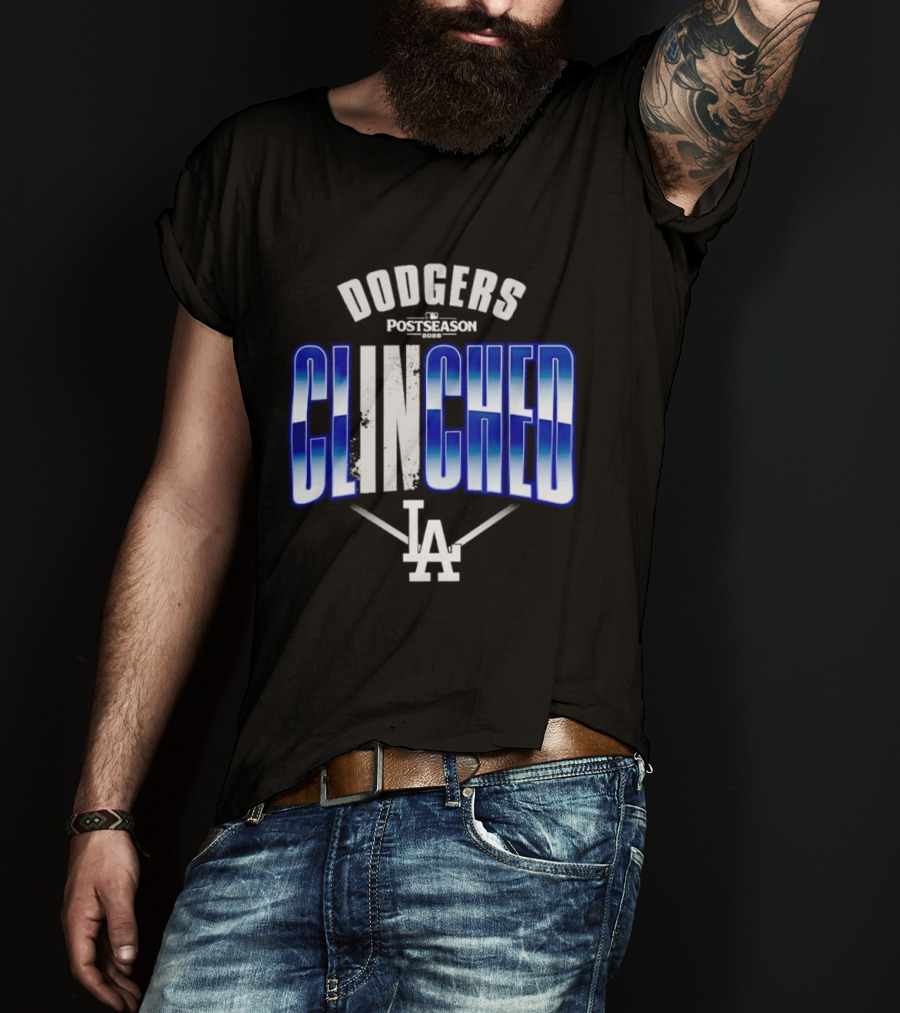 Los Angeles Dodgers Postseason Clinched 2026 LA T-Shirt