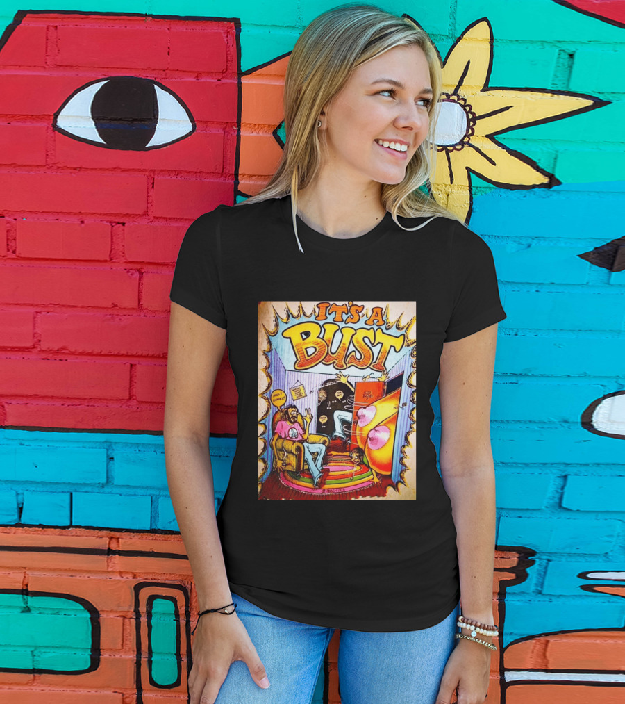 It's A Bust 1975 Zap Comix Cartoon Explosion T-Shirt