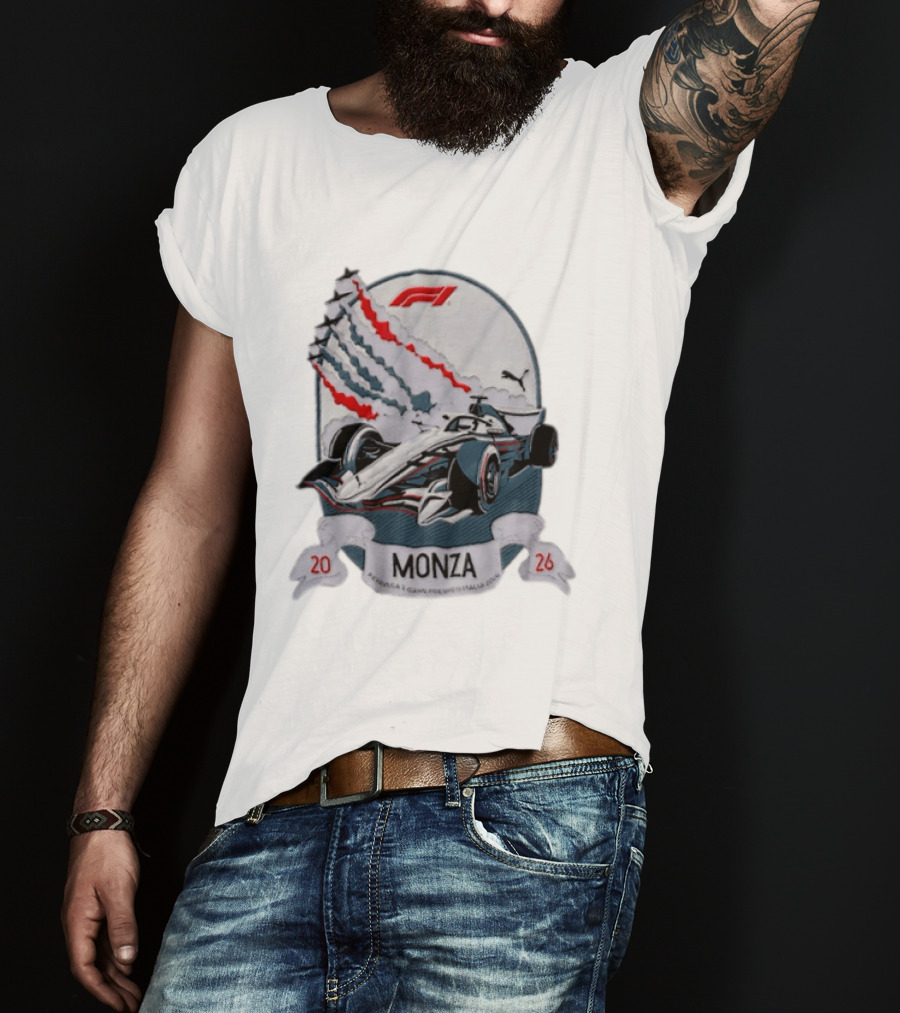 F1 Monza 2026 Italian Grand Prix Puma Racing Car T-Shirt