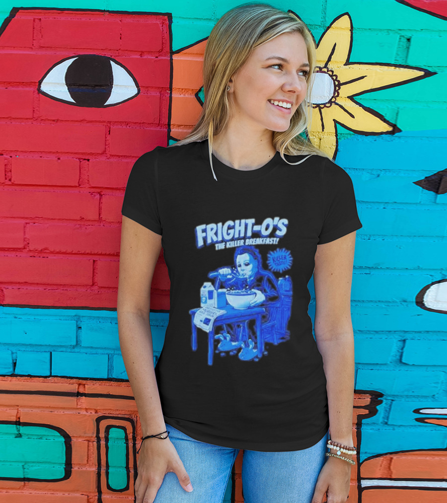 Fright O's The Killer Breakfast Cereal Halloween Michael Myers Killer Taste T-Shirt