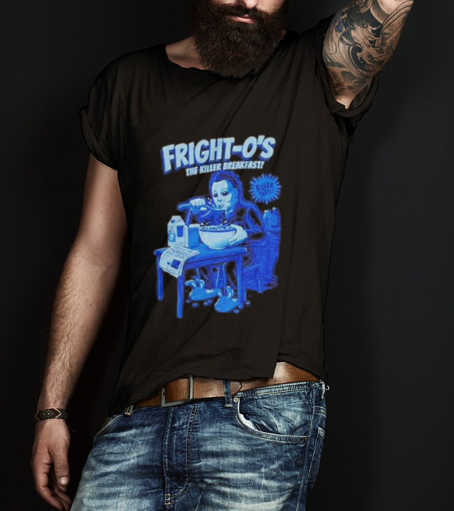 Fright O's The Killer Breakfast Cereal Halloween Michael Myers Killer Taste T-Shirt