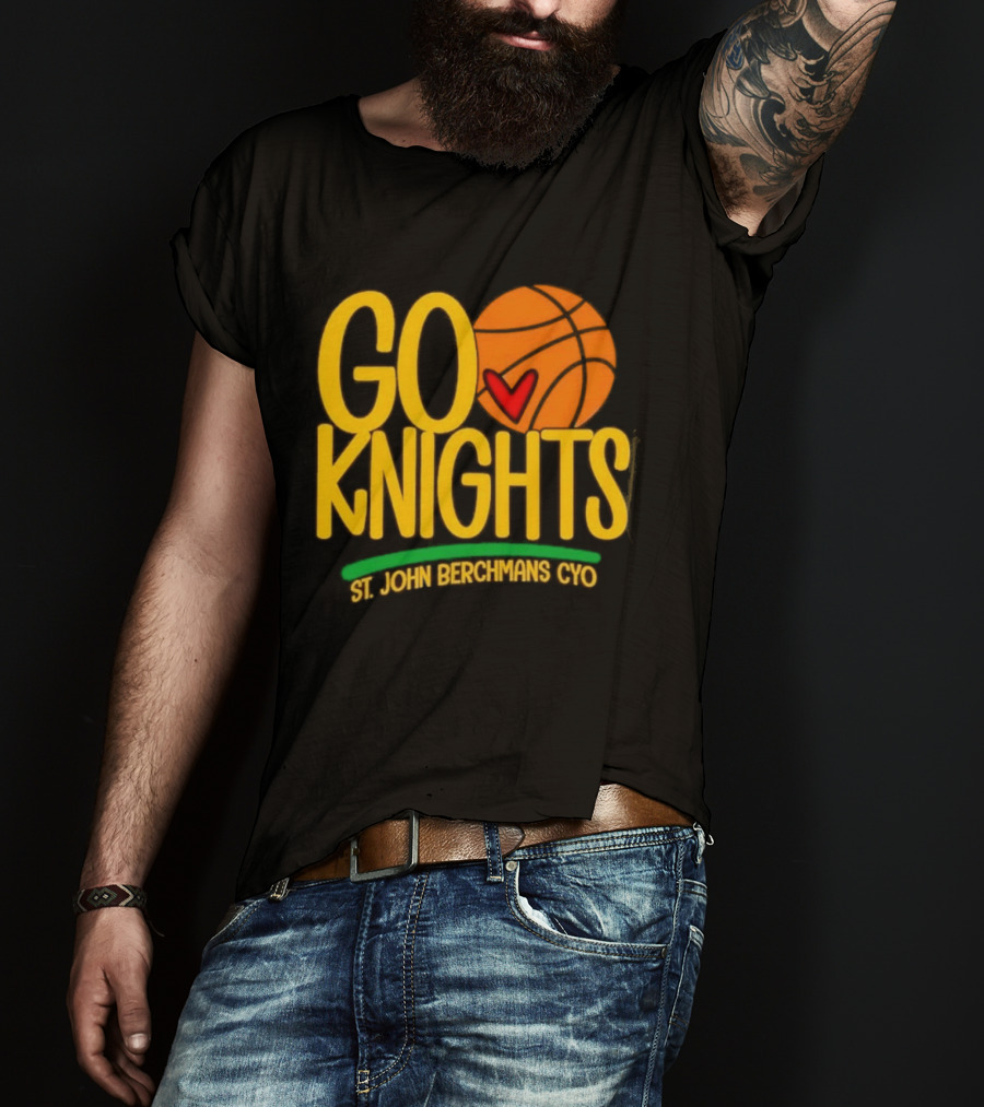 Go Knights St. John Berchmans CYO Basketball Pride T-Shirt