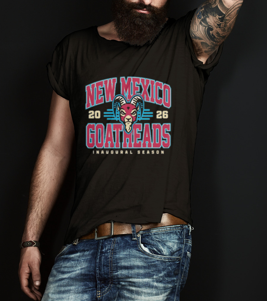 New Mexico Goatheads 2026 Inaugural Season Hockey T-Shirt