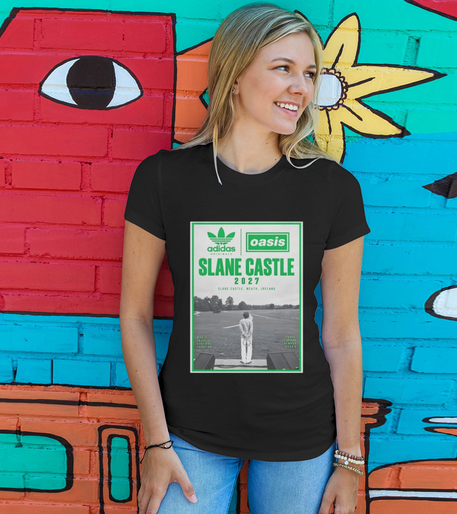Adidas Originals Oasis Slane Castle 2027 Ireland Music People Culture Forever T-Shirt