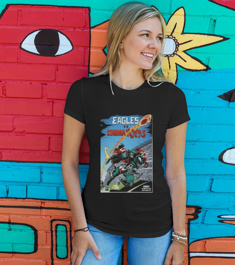 Eagles Vs Commanders September 13 2026 Lincoln Financial Field Football T-Shirt