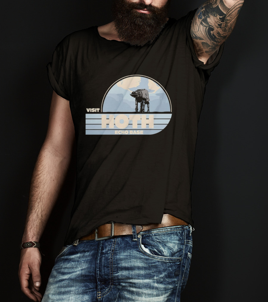 Visit Hoth Echo Base Star Wars AT AT Adventure T-Shirt