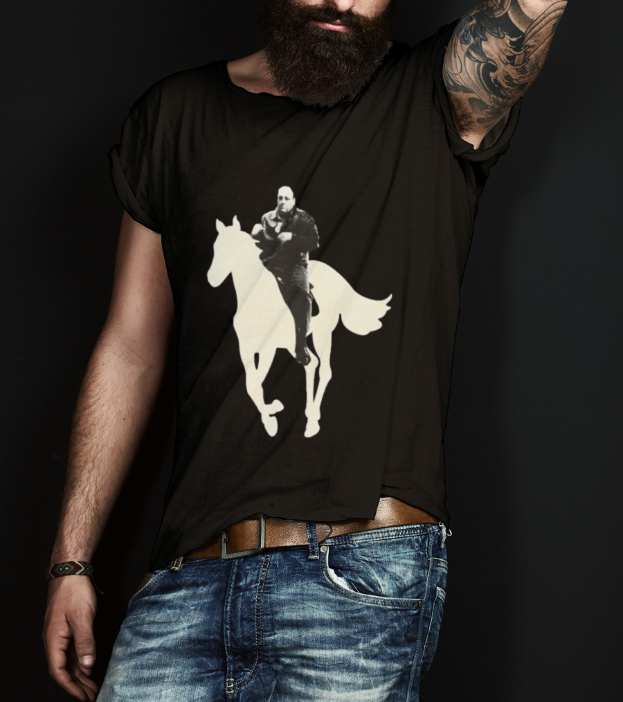 James Gandolfini The Sopranos Horse Riding T-Shirt