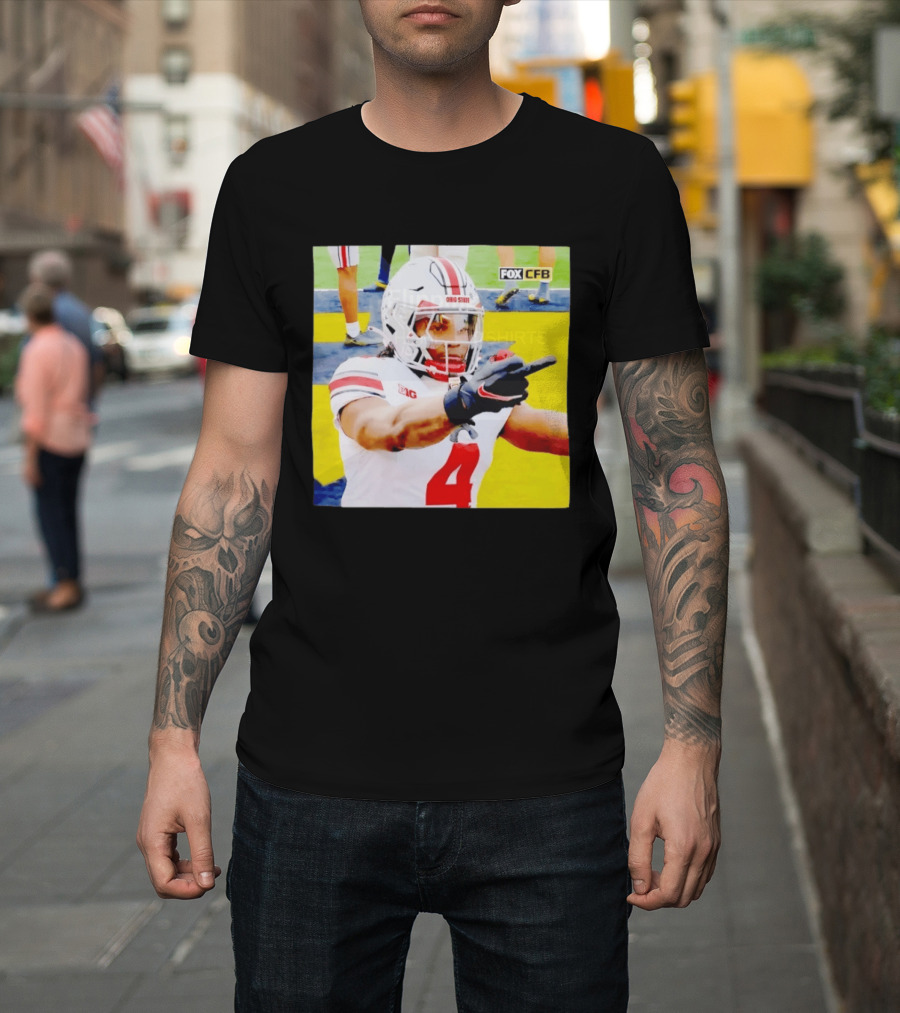 Ohio State Player Gesture Against Michigan Football T-Shirt
