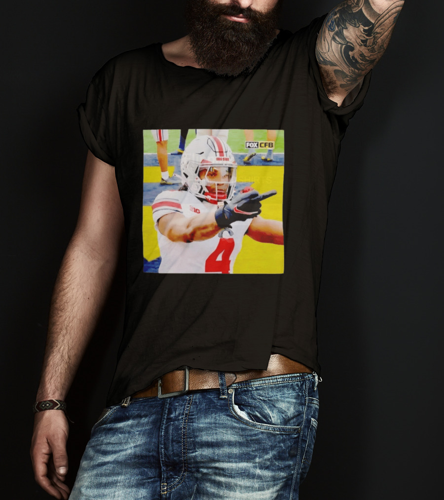 Ohio State Player Gesture Against Michigan Football T-Shirt