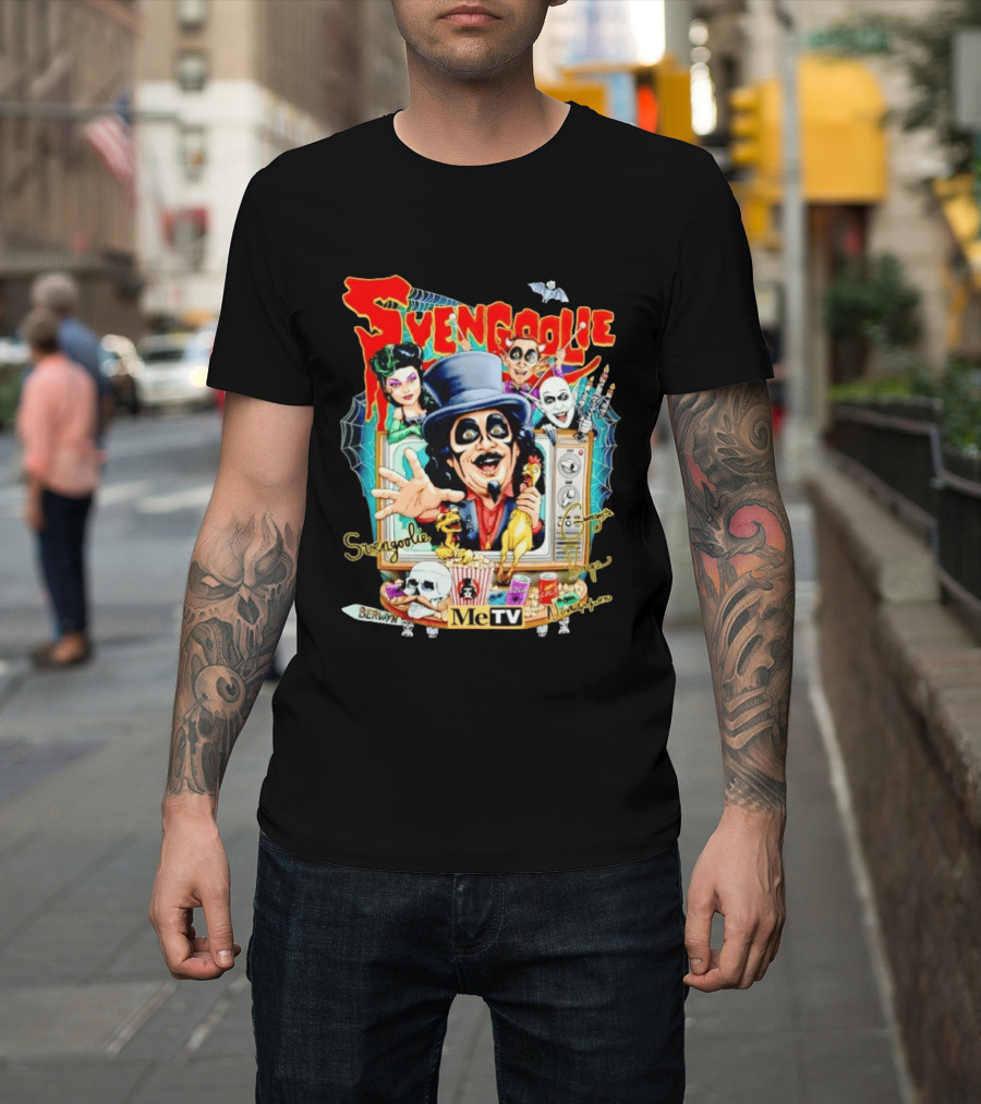 Svengoolie Berwyn MeTV Horror Characters And Spooky Fun T-Shirt