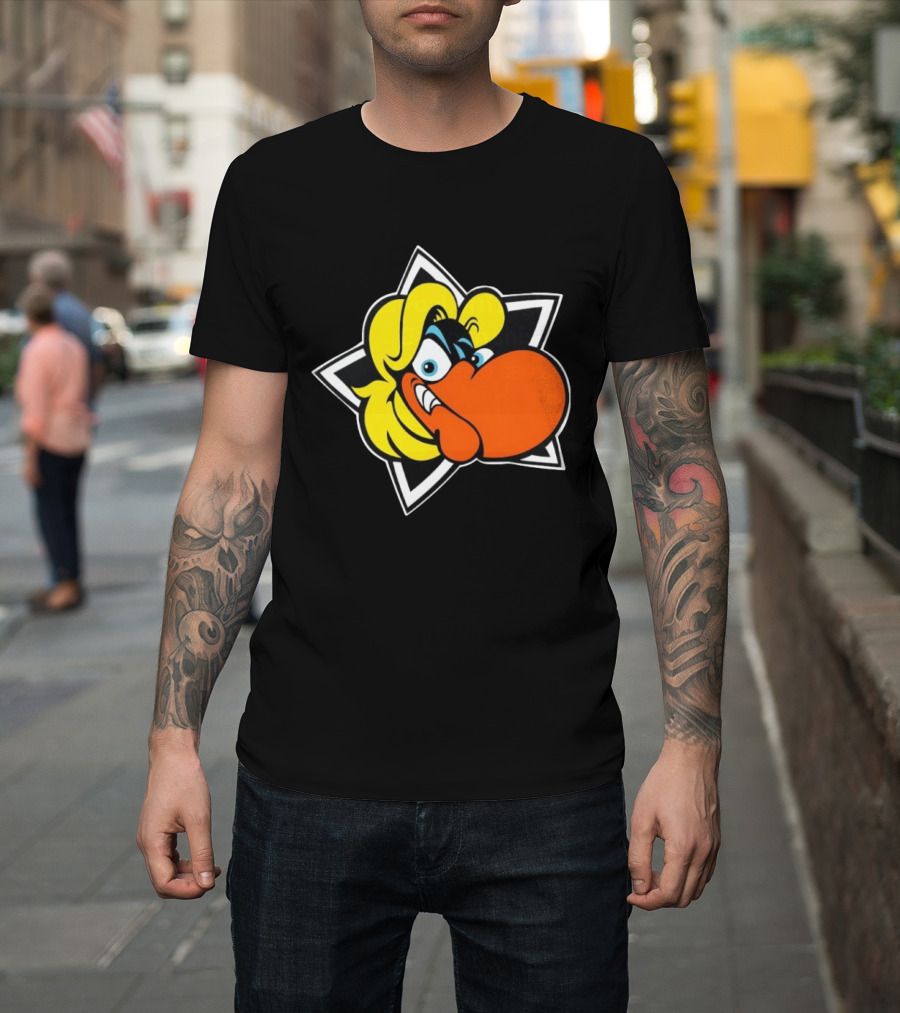 Looney Tunes Foghorn Leghorn Star Cartoon Character Face T-Shirt
