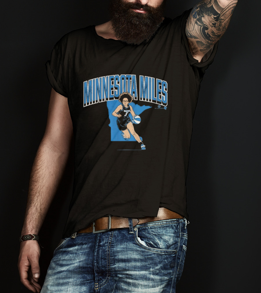 Minnesota Miles Basketball Player In Action T-Shirt
