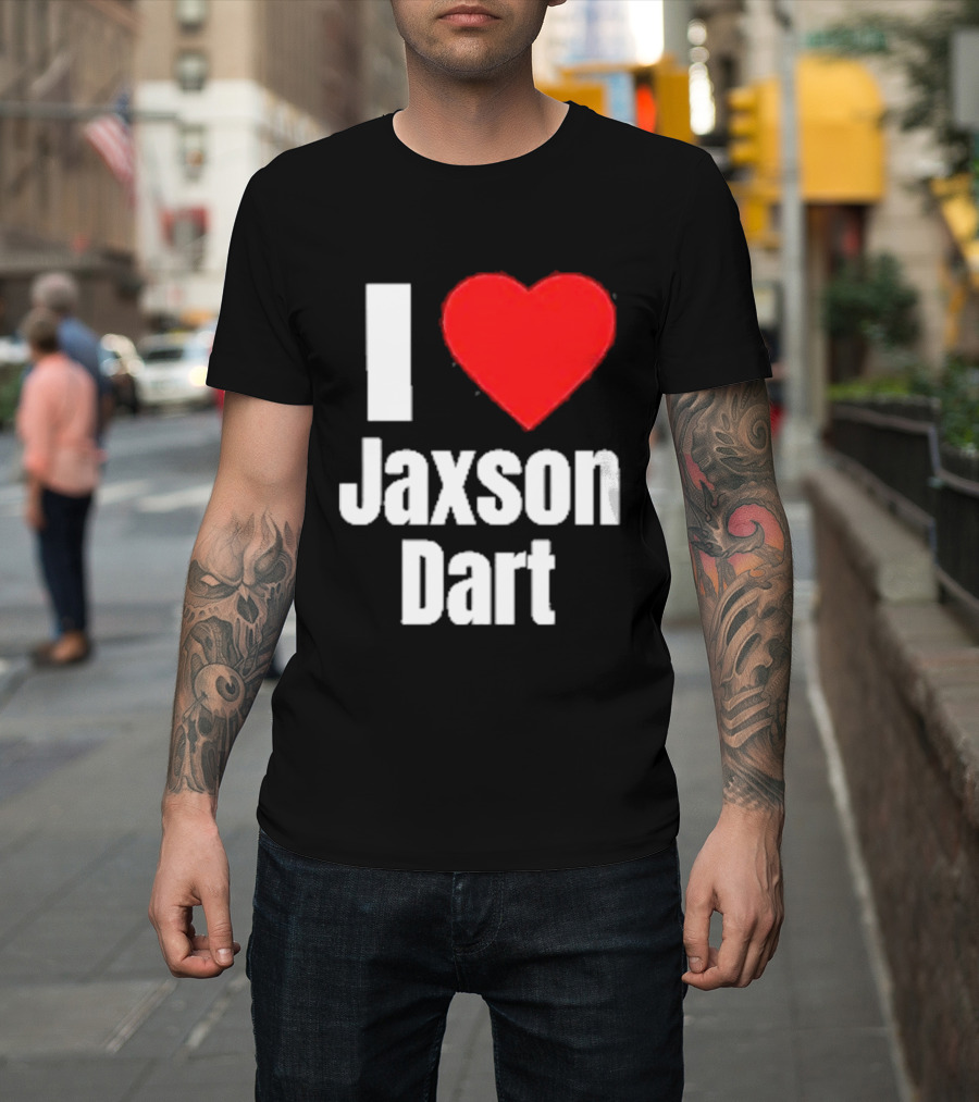 I Heart Jaxson Dart Fan Support T-Shirt