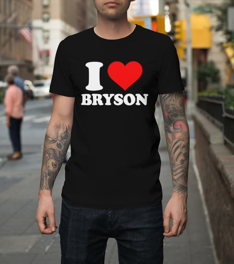 PGA Tour I Love Bryson Golf Professional Golfer T-Shirt