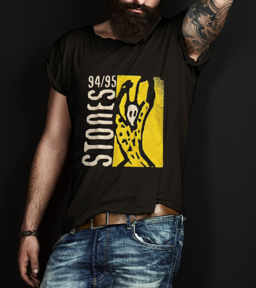 Stones 94 95 Yellow Voodoo Creature Sketch T-Shirt