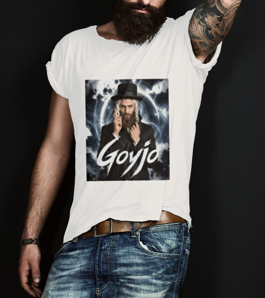 Goyjo Hasidic Top Hat Peys Mysterious Aura T-Shirt