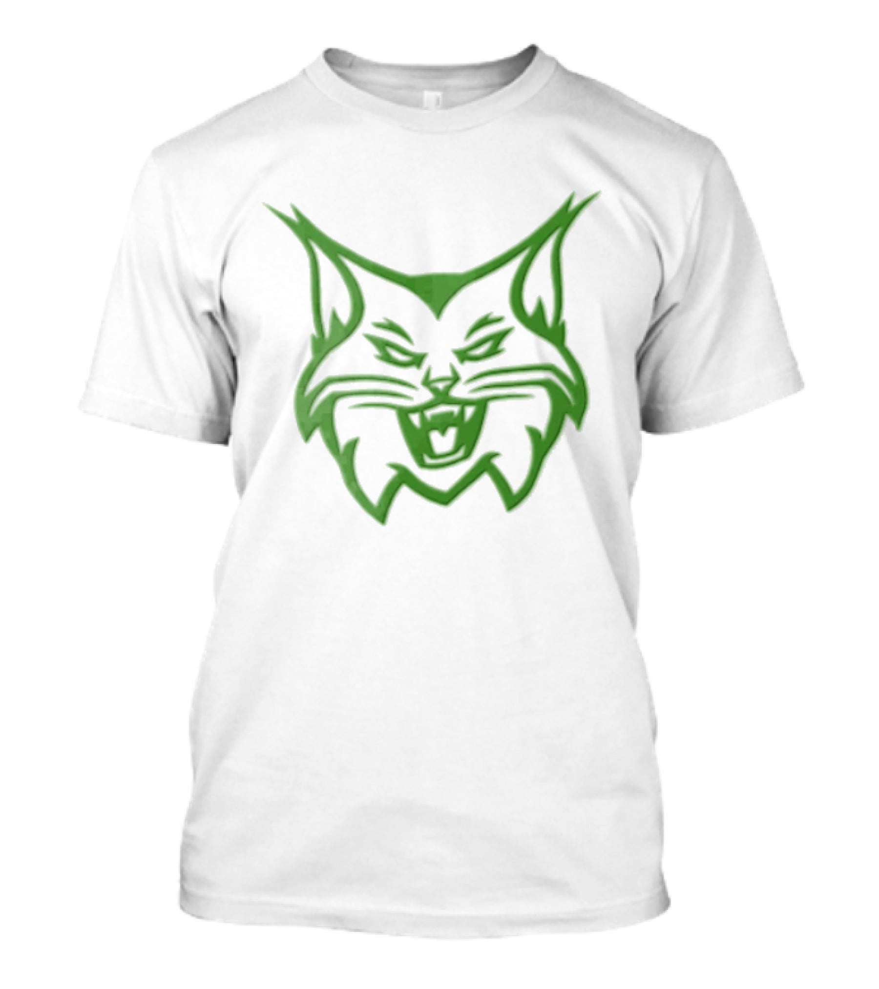 Kentucky Wildcats NCAA Green Snarling Cat Head T-Shirt