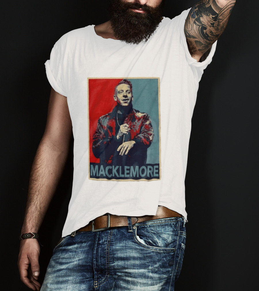 Macklemore Music Icon Red Blue T-Shirt