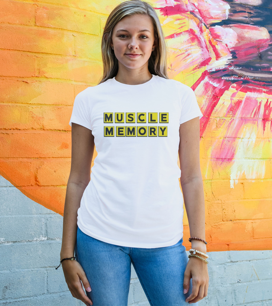 Muscle Memory Fitness Gym Workout Bodybuilding Motivation T-Shirt