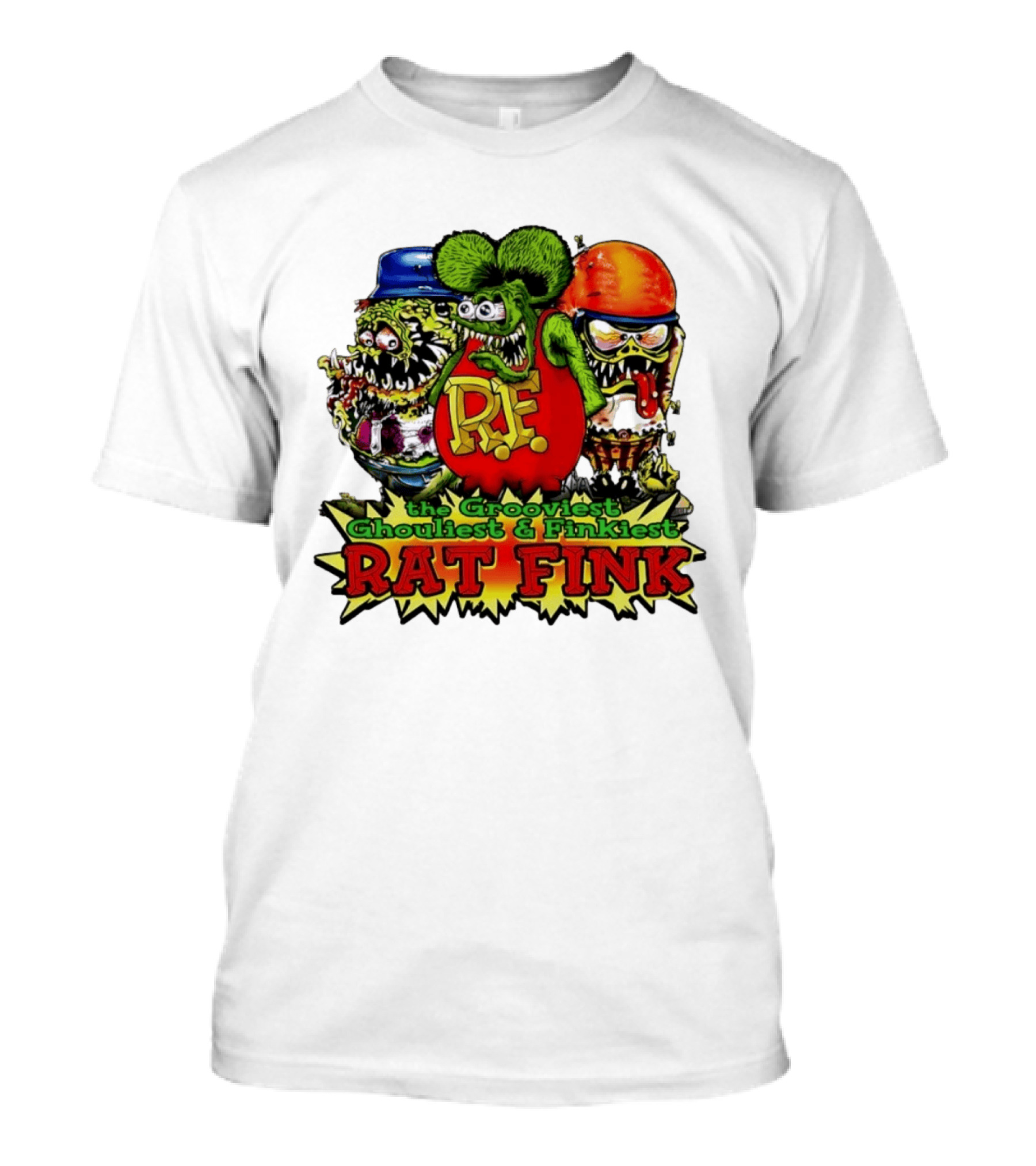 Grooviest Ghouliest Finkiest Rat Fink R.F. T-Shirt