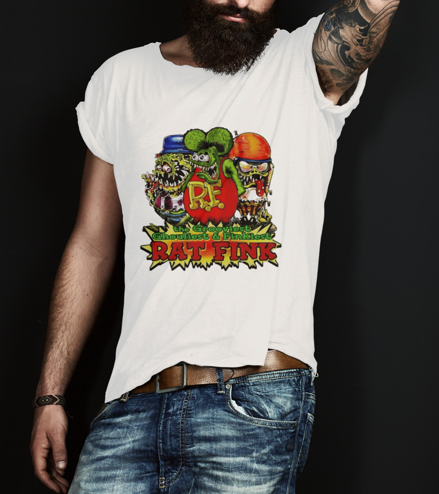 Grooviest Ghouliest Finkiest Rat Fink R.F. T-Shirt
