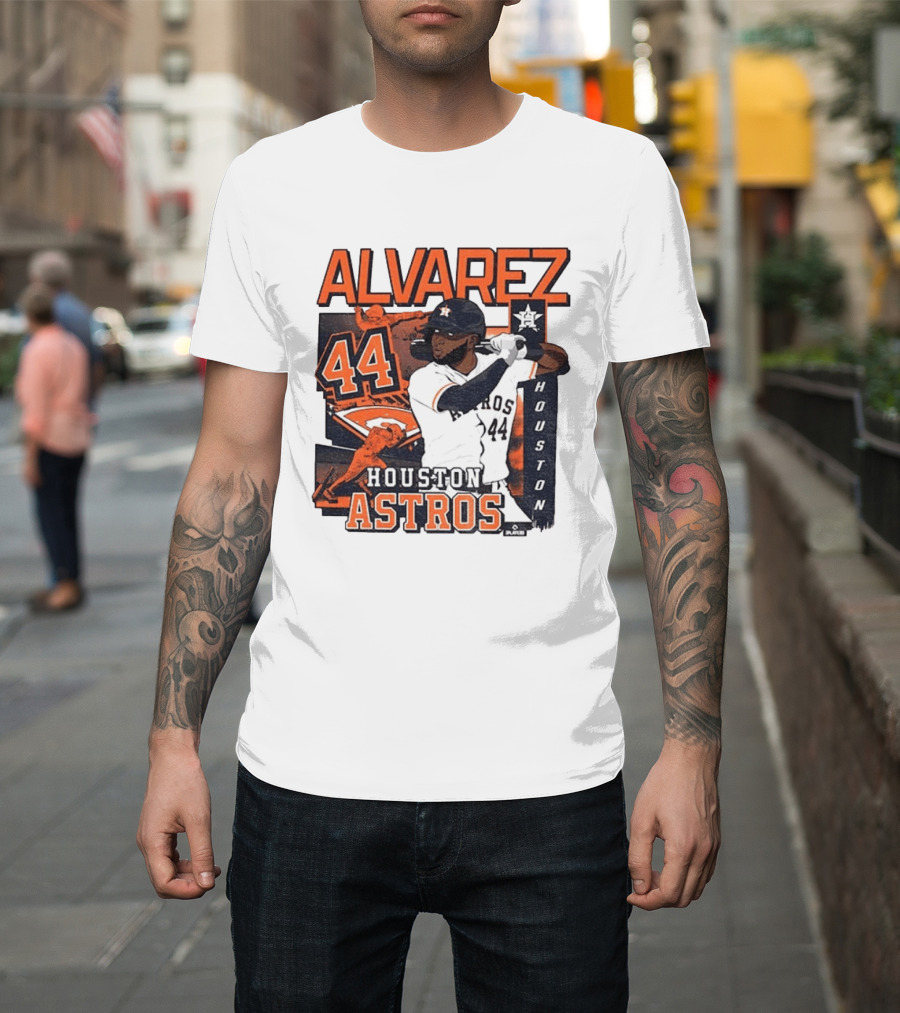 Yordan Alvarez 44 Houston Astros Player Edition MLB T-Shirt