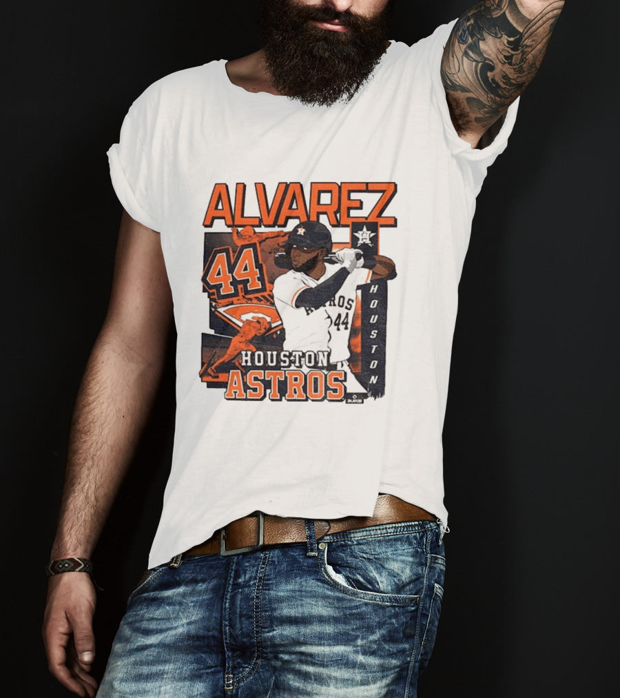Yordan Alvarez 44 Houston Astros Player Edition MLB T-Shirt
