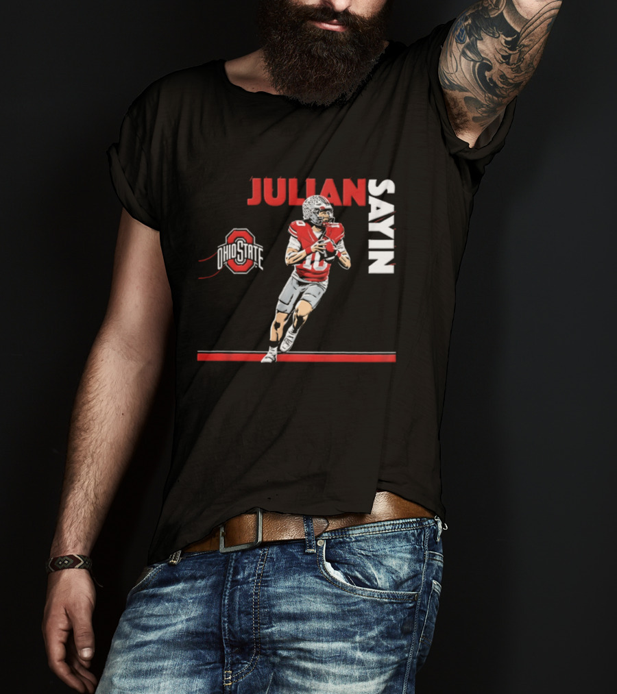 Ohio State Buckeyes Football 2026 Julian Sayin Neon Nights T-Shirt