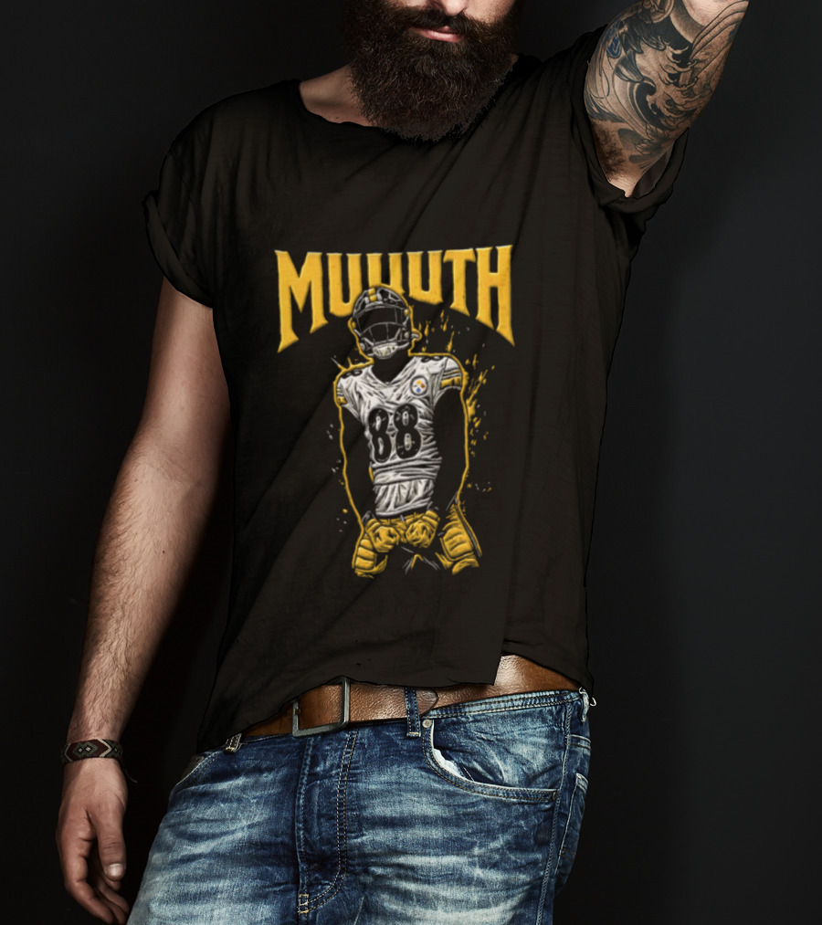 MUUTH Pat Freiermuth 88 Pittsburgh Steelers T-Shirt