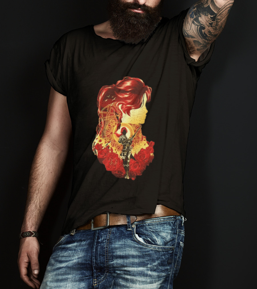 Rose Of Versailles Oscar Francois De Jarjayes Anime Manga Roses T-Shirt