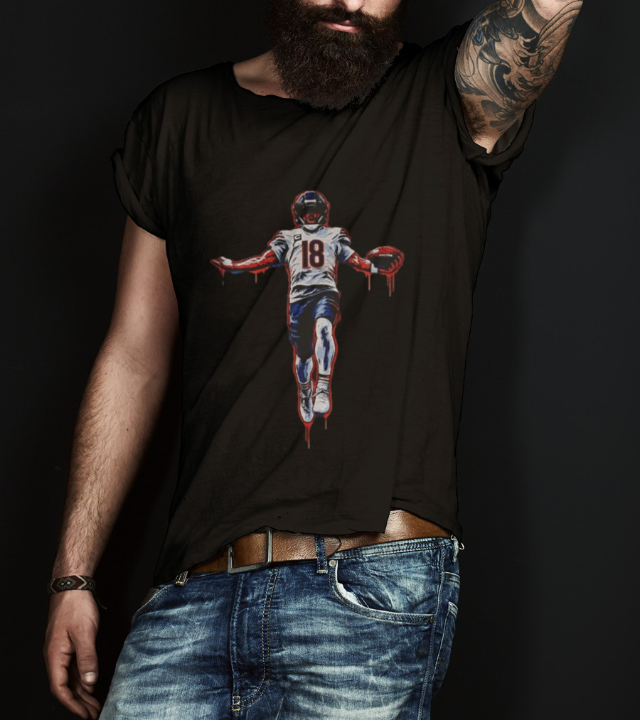 Chicago Bears Caleb Williams Number 18 Football Legend T-Shirt