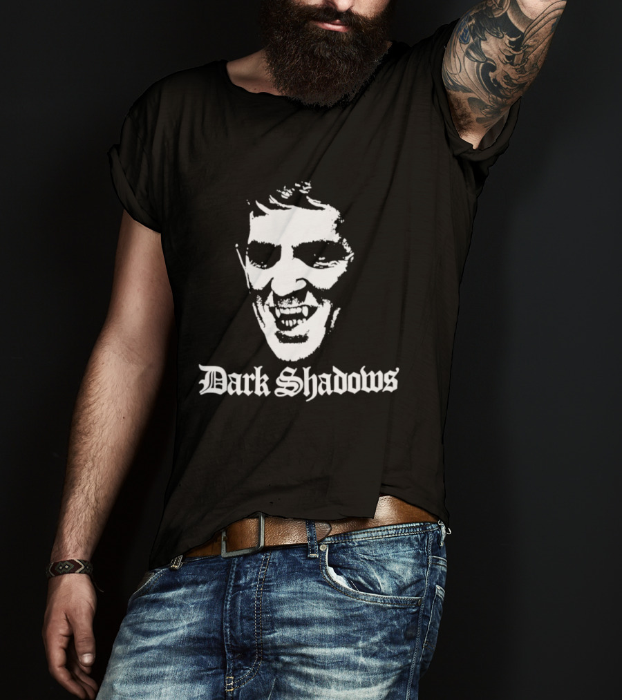 Dark Shadows Barnabas Collins Vampire Face Iconic Series T-Shirt