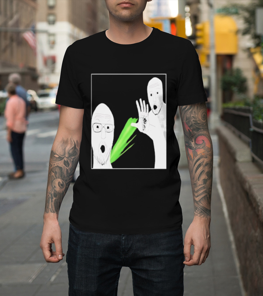 Soyjak Pointing Meme Wholesome Internet Reaction T-Shirt