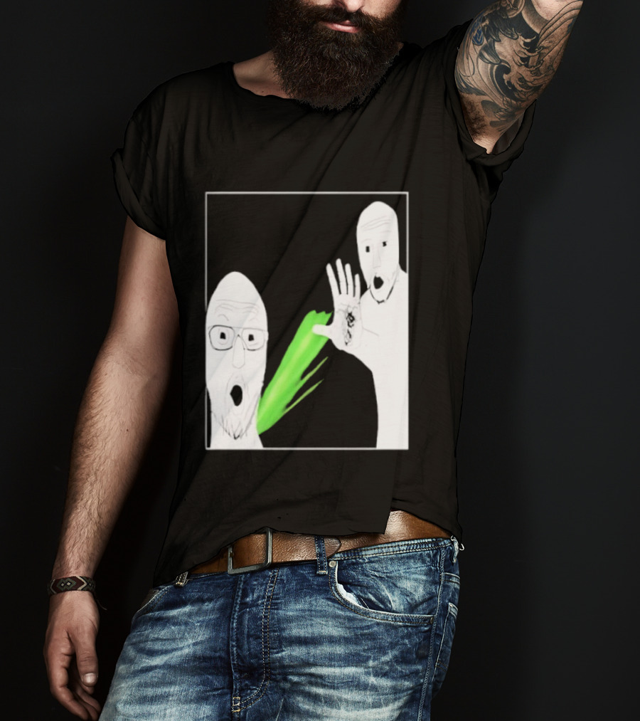 Soyjak Pointing Meme Wholesome Internet Reaction T-Shirt