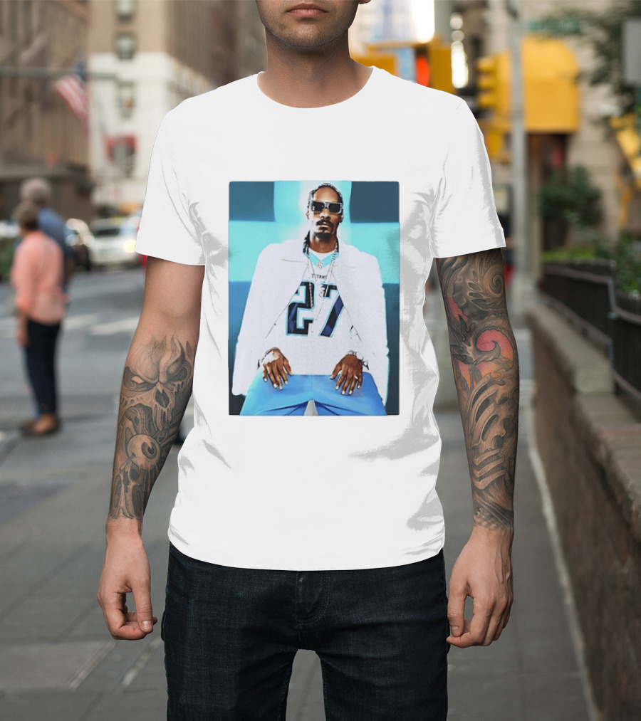 Tennessee Titans 27 Jersey Worn By Snoop Dogg T-Shirt