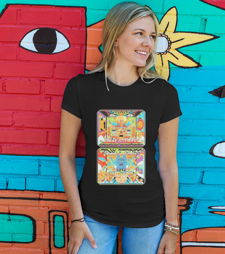 Billy Strings Denver Co 2026 Ball Arena September 18 19 Sun Moon Celestial Faces Cosmic T-Shirt