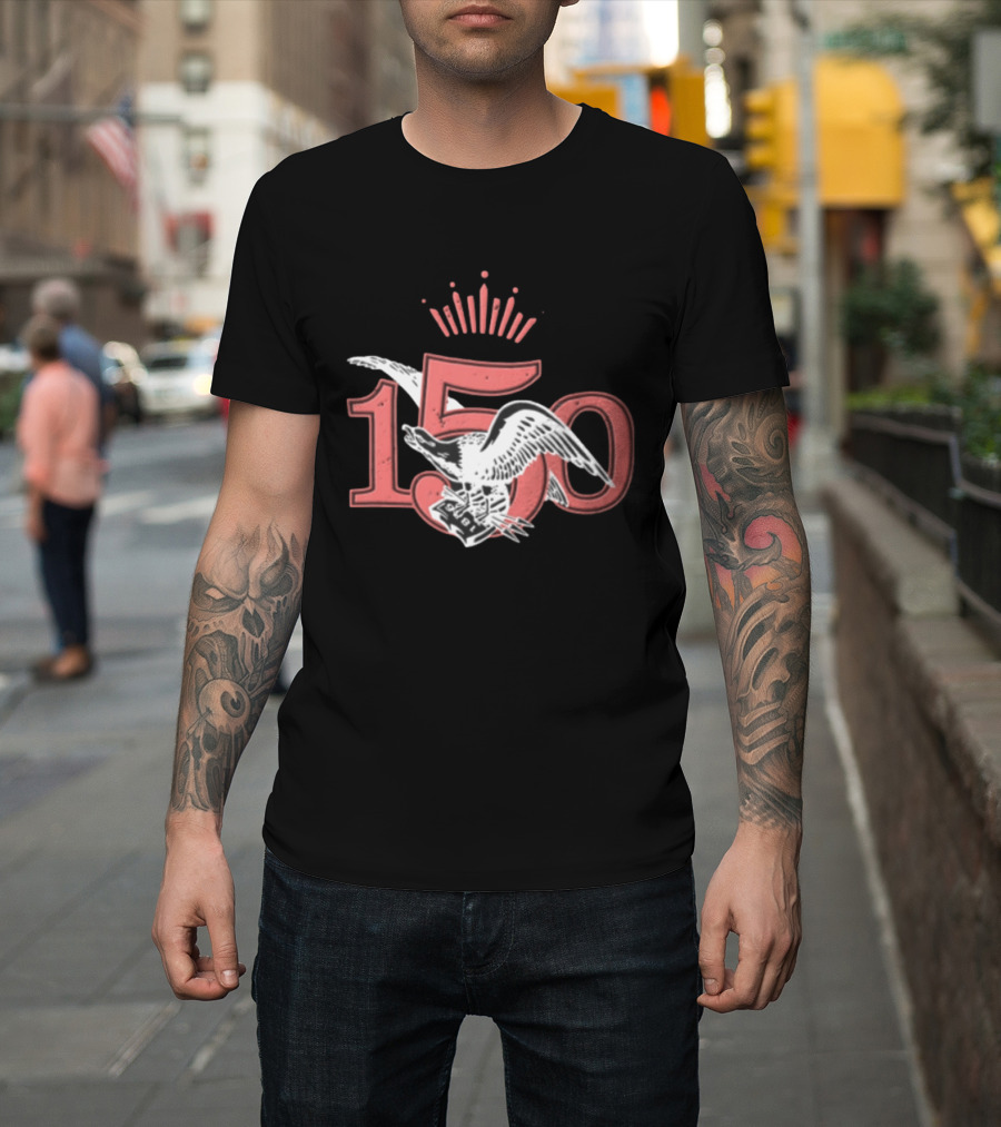 Texas A And M University 150th Anniversary 1876 Eagle Crown T-Shirt