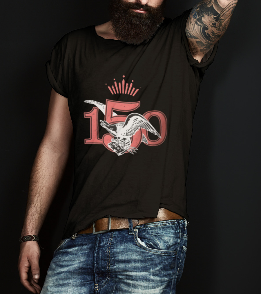 Texas A And M University 150th Anniversary 1876 Eagle Crown T-Shirt