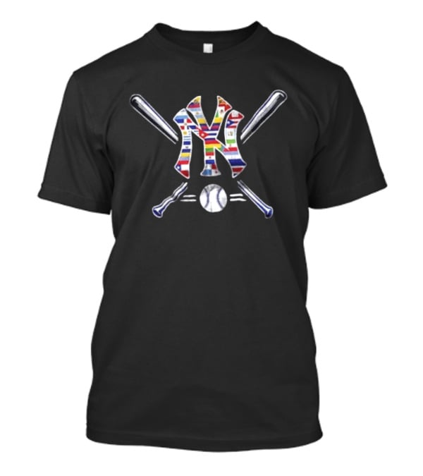New York Yankees Hispanic Heritage Month Flags 2026 Celebration T-Shirt