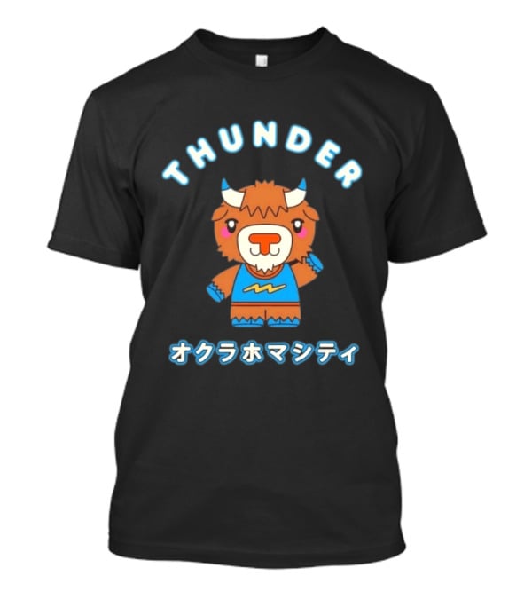 THUNDER Oklahoma City Kawaii T-Shirt
