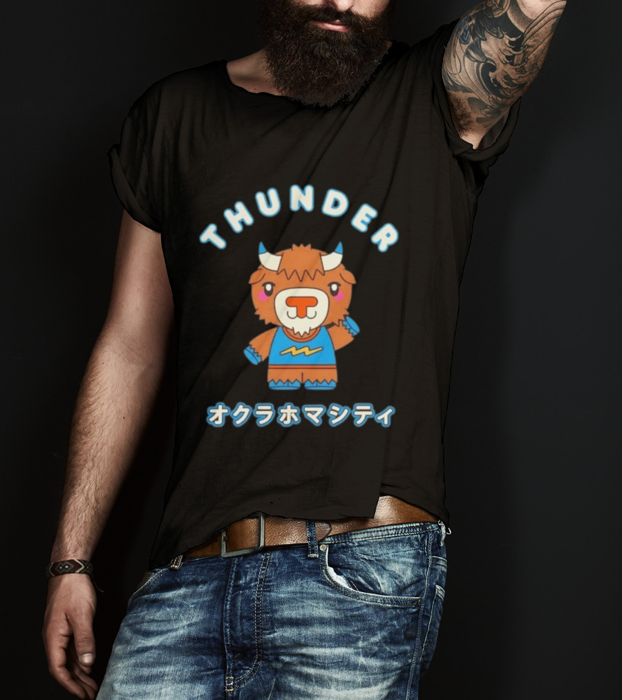THUNDER Oklahoma City Kawaii T-Shirt