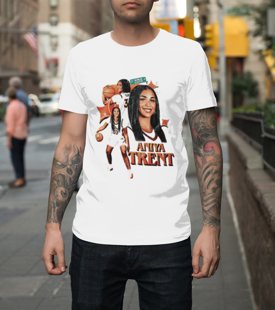 Aniya Trent Dayton Ohio Basketball Player The Burg Sign T-Shirt